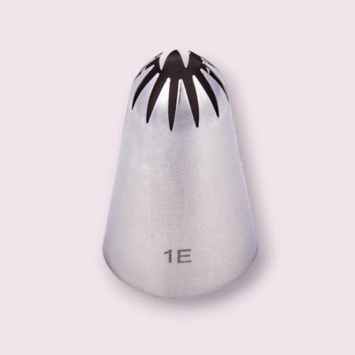 Насадка кондитерская Закрытая звезда 12 лучей для профессионального декора выпечки