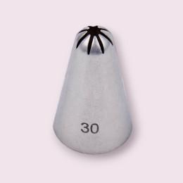 Насадка кондитерская "Закрытая звезда 8 лучей" (№30)