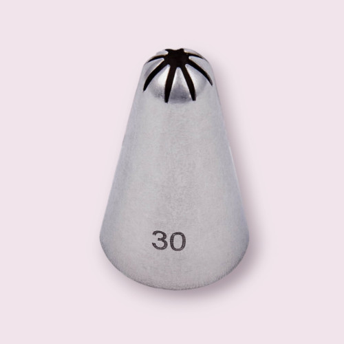 Насадка кондитерская Закрытая звезда 8 лучей для профессионалов №30