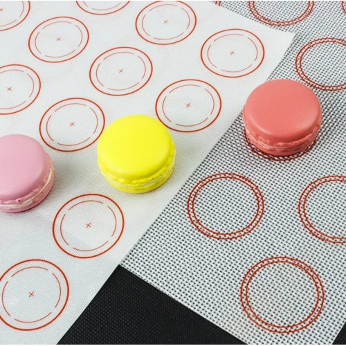 Армированный силиконовый коврик для макаронс Макарунсы - идеальный выбор для профессиональных кондитеров