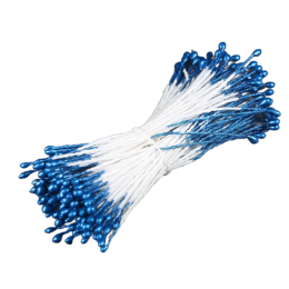 Тычинки для искусственных цветов "Капельки тёмно-синие"