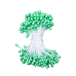 Тычинки для искусственных цветов "Капельки зелёные"