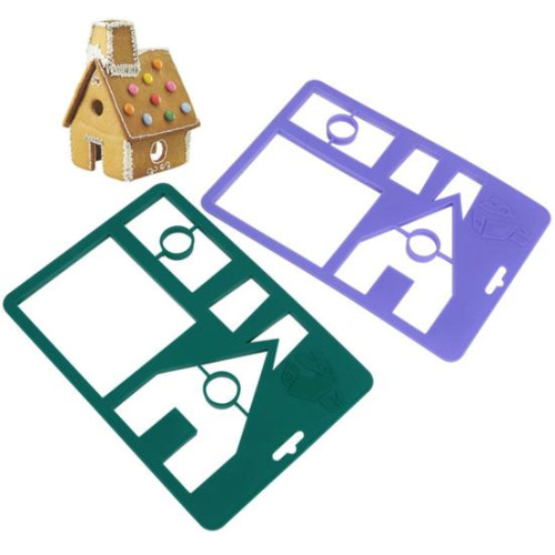 Форма для вырезания печенья "Пряничный домик" 28x19x1 см - идеальный инструмент для создания праздничной выпечки