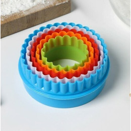 Набор форм для вырезания "Волна", 5 штук