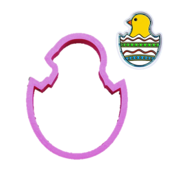 Вырубка "Цыпленок в скорлупе", 10см