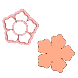 Форма для вырезания печенья «Цветок 5 лепестков»,7 см