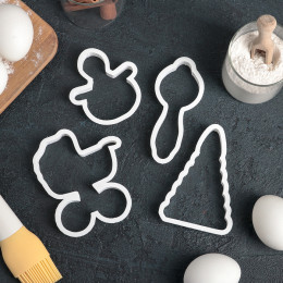 Набор форм для вырезания печенья "Детские №2"