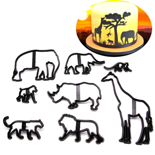 Набор выемок для кондитеров "Африканская саванна" для декора из мастики и марципана