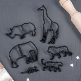 Набор выемок для марципана и теста "Африканская саванна"