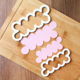 Набор выемок для марципана и теста "Бутон", (16,5х7/13х5/10х4 см)