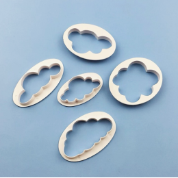 Набор выемок кондитерских для марципана и теста, (7,8×4,6×1 см)