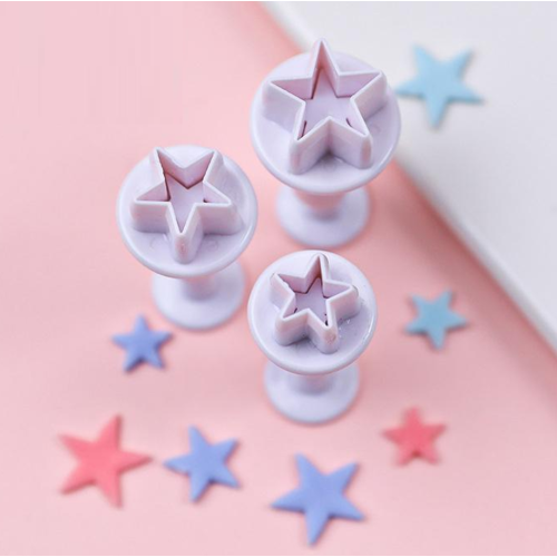 Набор плунжеров Звездочка для кондитеров - идеальный инструмент для украшения тортов и десертов