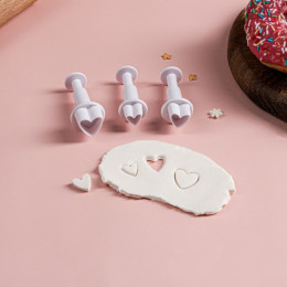 Набор плунжеров "Сердечко", 3 штуки