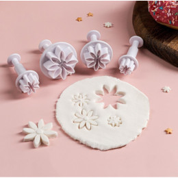 Набор плунжеров «Герберы», 4 штуки