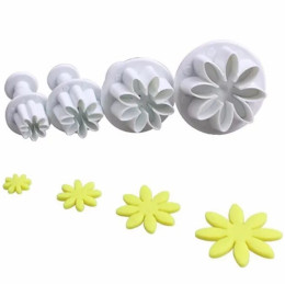 Набор плунжеров «Герберы», 4 штуки