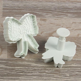 Набор плунжеров кондитерских "Кружева бантик", 2 штуки