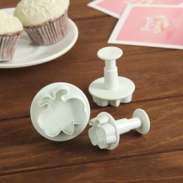 Набор плунжеров кондитерских "Пчелки", (5,5/4,5/3,5 см) 