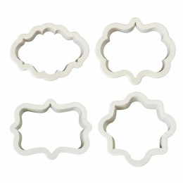 Набор форм для вырезания печенья "Рамки", 4 штуки