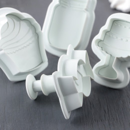 Набор плунжеров "Сладости", 4 штуки