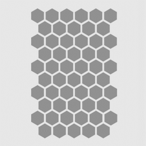 Трафарет Соты для профессионального декора тортов и десертов кондитерами