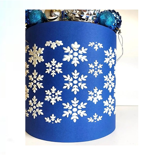 Трафарет для кондитеров "Снежинки" - идеальное украшение для тортов и выпечки