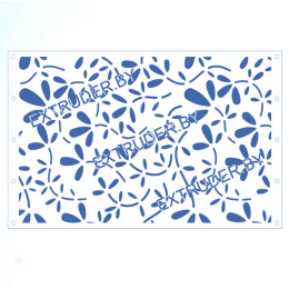 Трафарет для торта бортовой "Нежные веточки", 25 х 15,5 см