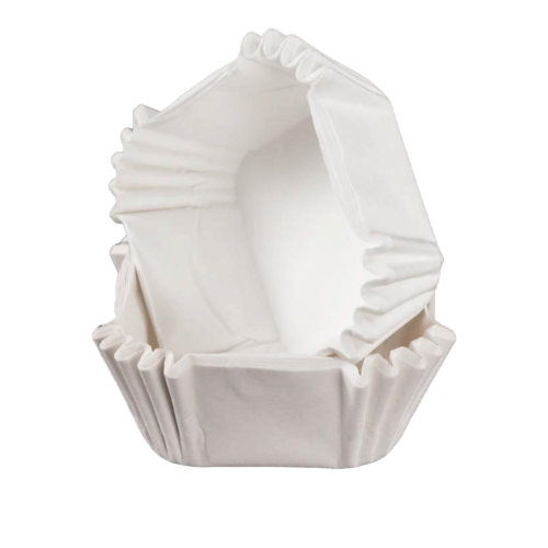 Капсулы бумажные белые квадратные