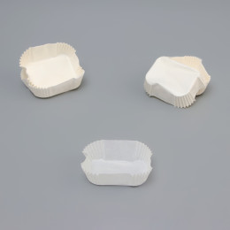 Капсула бумажная овальная белая 42 х 76 х 20 мм