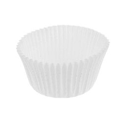 Капсулы бумажные белые круглые