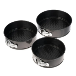 Набор разъёмных форм для  выпечки «Круг», 3 штуки 