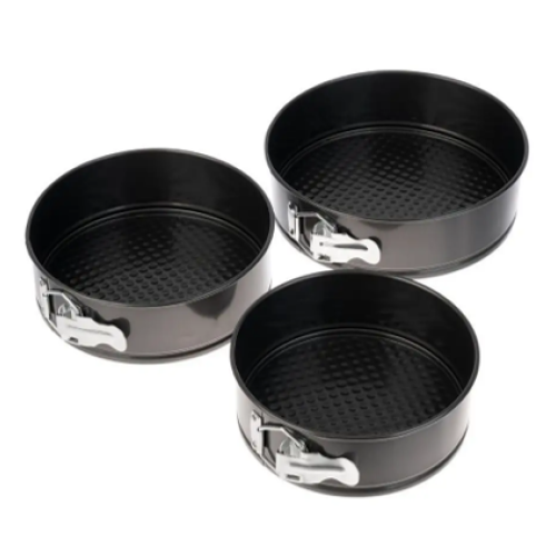 Набор разъёмных форм для  выпечки «Круг», 3 штуки   - идеально для выпечки