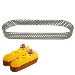 Овал для выпечки перфорированный (11,9х3,5 см, h=2 см)