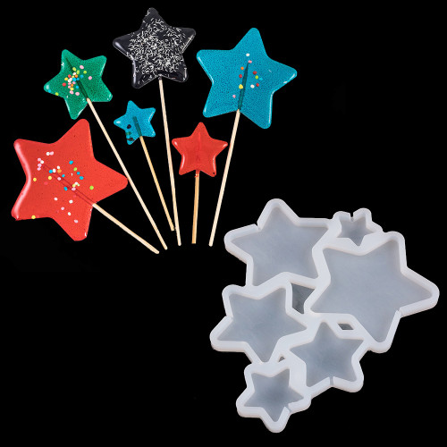 Форма для леденцов Звезды - идеальный инструмент для кондитеров для создания сладких шедевров