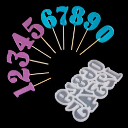 Форма для леденцов "Цифры"