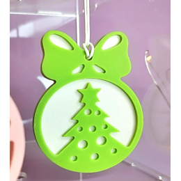 Форма для леденцов "Ёлочные игрушки с бантом"