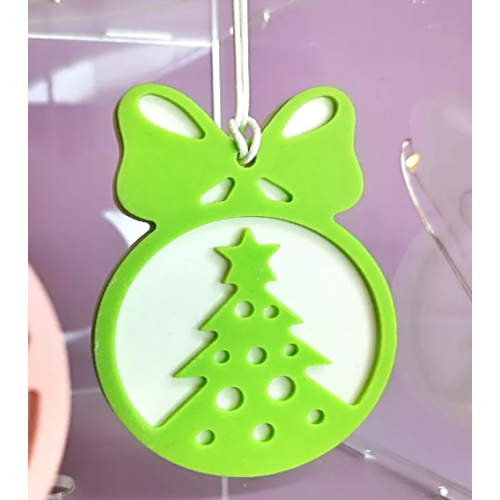 Форма для леденцов Елочные игрушки с бантом для кондитеров - идеальный выбор для создания сладких шедевров