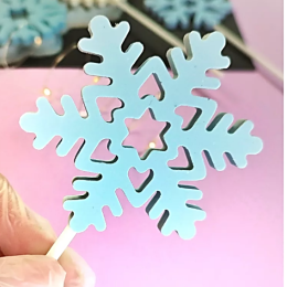 Форма для леденцов "4 снежинки"