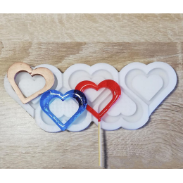 Форма для леденцов "Сердце контурное" 4,5см