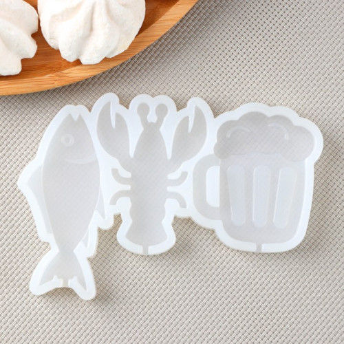 Силиконовая форма для леденцов «Пивной набор» - идеальный инструмент для кондитеров