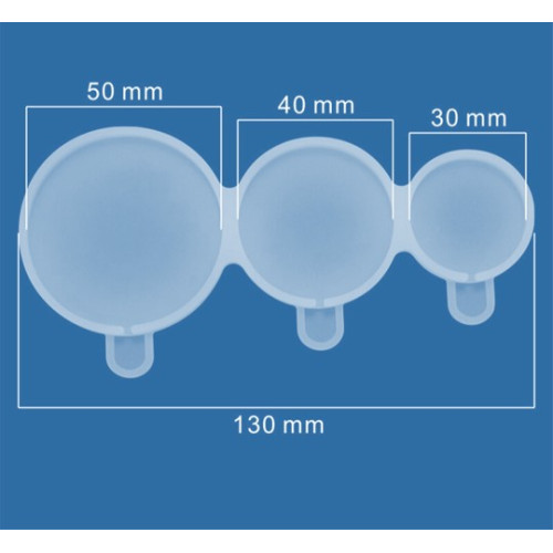 Форма для леденцов 3 круга - идеальный инструмент для кондитеров