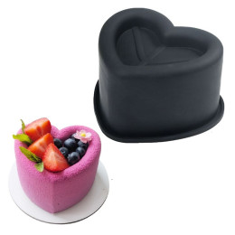 Форма силиконовая для муссовых тортов «Сердце»