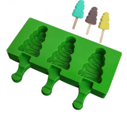 Форма для мороженого «Ёлочка», 3 ячейки