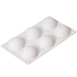 Форма силиконовая «Фигуры. Полусфера» (d=6,7 см)