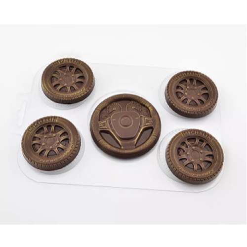 Купить Форма для шоколада "Набор автолюбителя" с доставкой