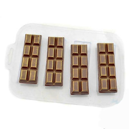 Форма для шоколада "Батончик 2x4" 