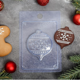 Форма для шоколада и конфет «Ёлочный шар»