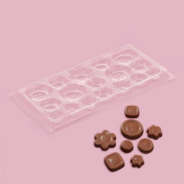 Форма для шоколада "Пуговки"