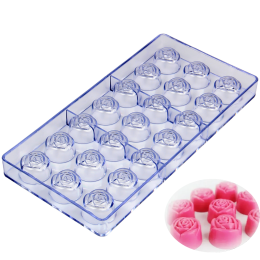 Форма для конфет поликарбонатные "Роза"