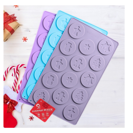 Форма силиконовая "Новогодние кружочки"