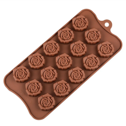 Форма силиконовая для шоколада «Розочки»